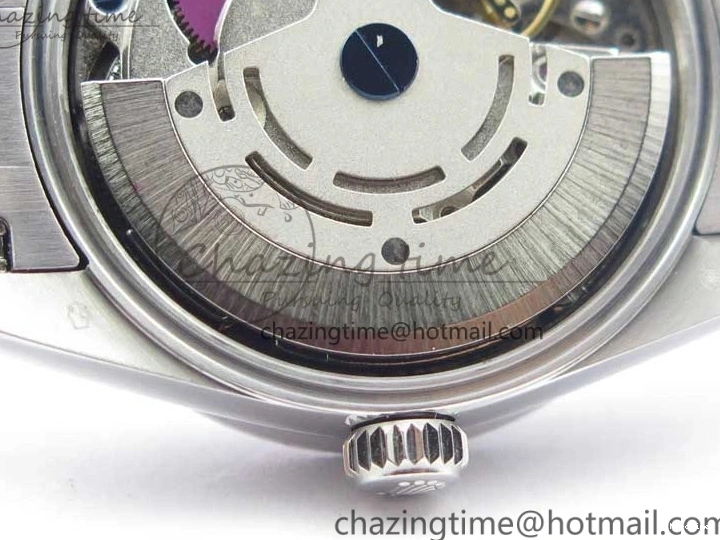 MiroTime 0402 Datejust 31mm 278275 SS Crystal Bezel BP Maker Best Edition Pink Roman Dial Crystal @6 on SS President Bracelet Contemporary 3082